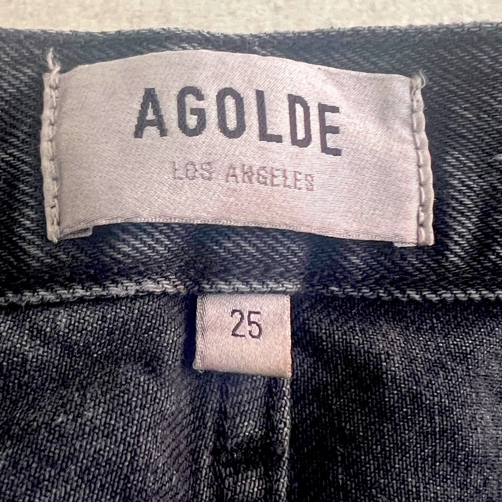 AGOLDE 90’s Pinch Waist- Black, Size 25